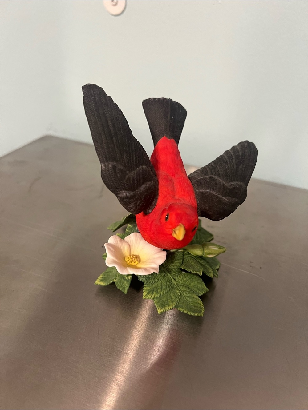Lenox Garden Bird Collection Scarlet Tanager in Original Foam & Box